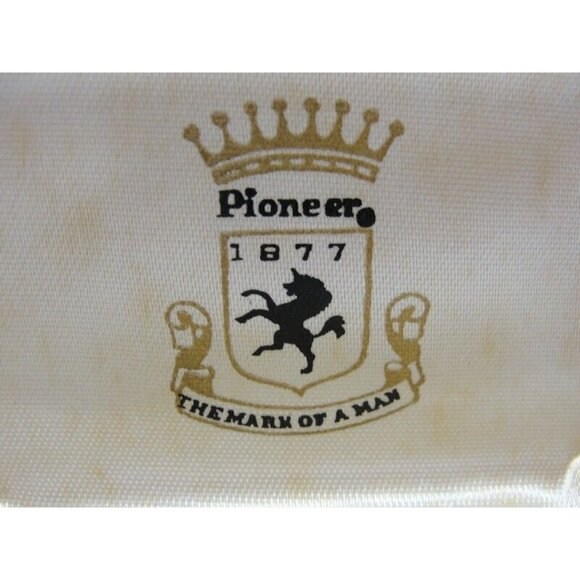 Pioneer Cufflinks Silver Tone Wedding Tux Vintage IOB - Picture 3 of 16